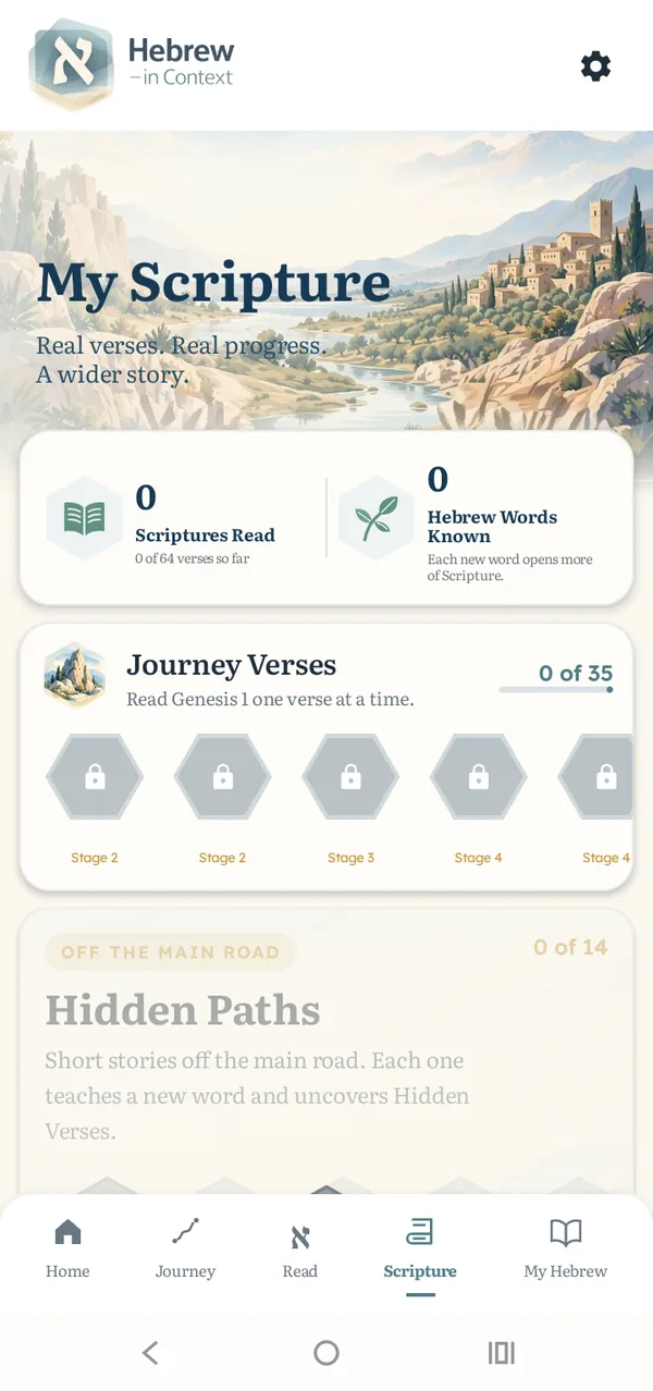 My Scripture with Journey Verses and Hidden Paths
